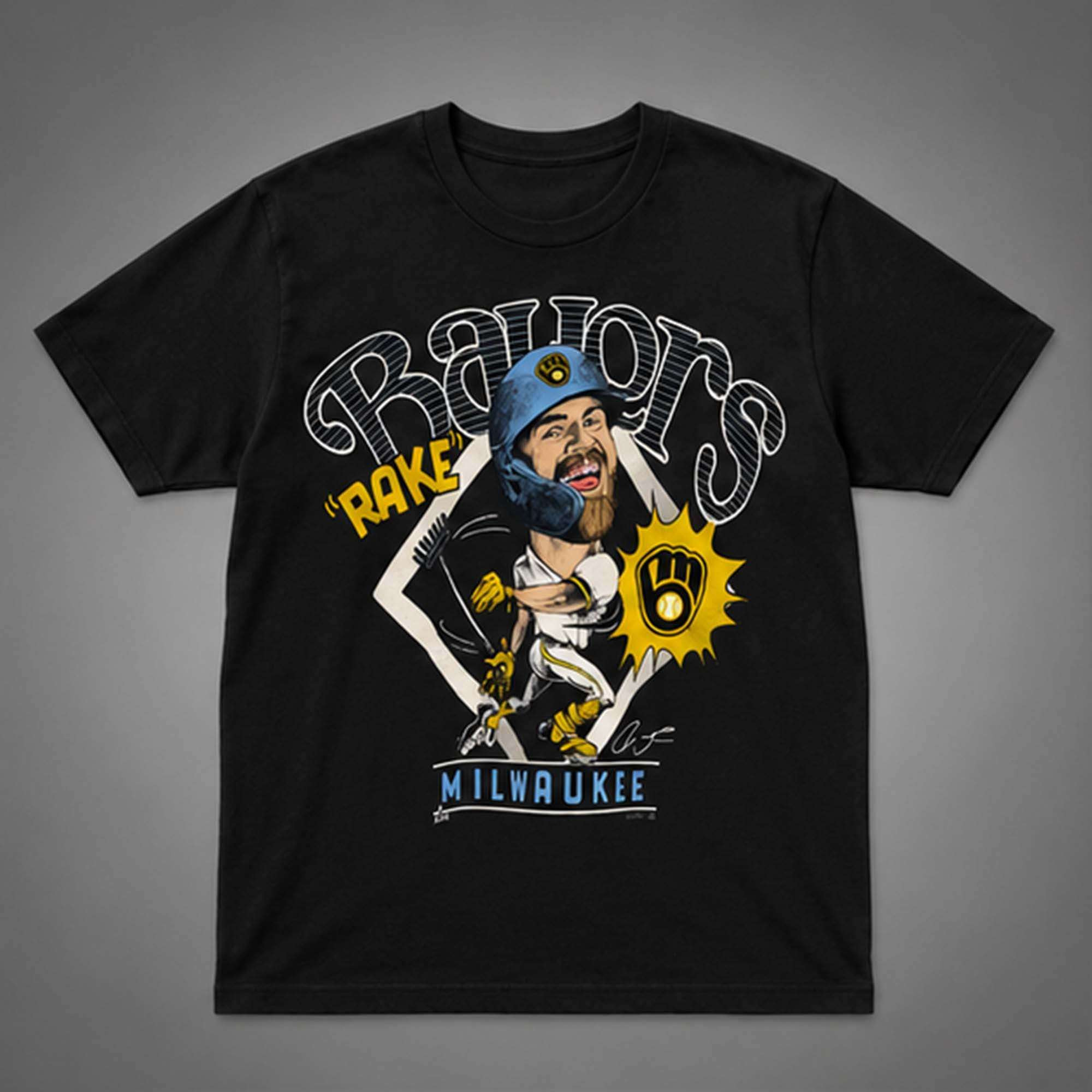 Brewers Jake Bauers Rake 2026 T-Shirt Milwaukee Brewers Merch Gifts For Baseball Lovers - Kdjoy