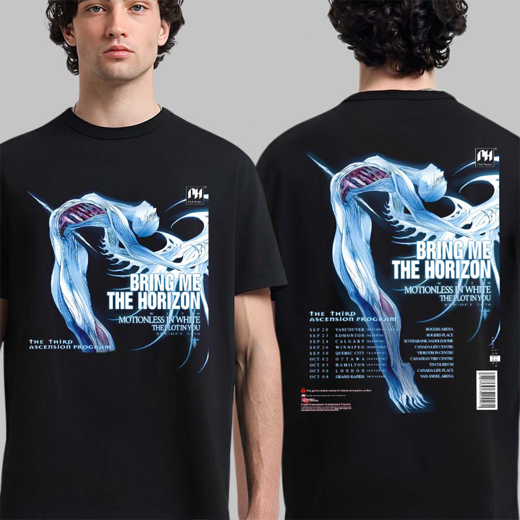 Bring Me The Horizon Merch The Third Ascension Program 2026 North America Sept And Oct T-Shirt - Kdjoy Bring Me The Horizon Merch The Third Ascension Program 2026 North America Sept And Oct T-Shirt - Kdjoy