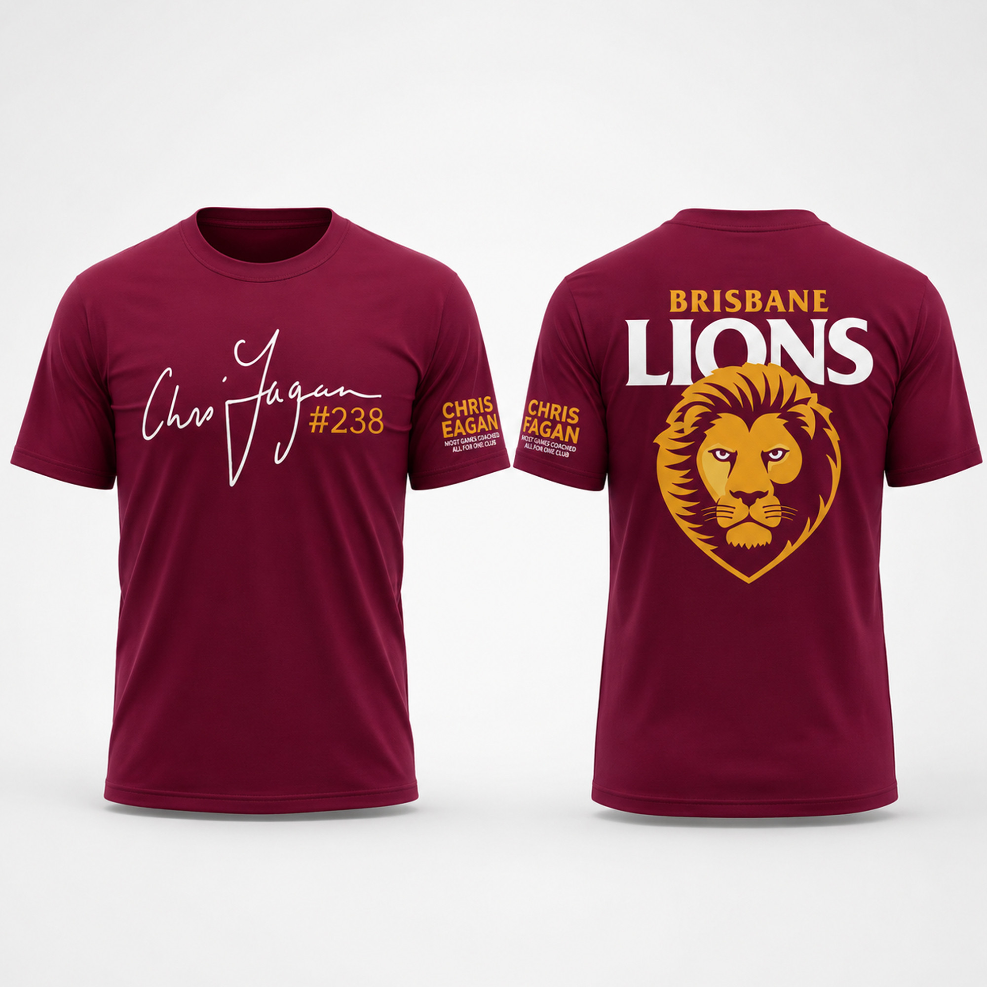 Brisbane Lions Merch Chris Fagan Brisbane Lions 238 T-Shirt Gifts For Chris Fagan Lovers - Kdjoy Brisbane Lions Merch Chris Fagan Brisbane Lions 238 T-Shirt Gifts For Chris Fagan Lovers - Kdjoy