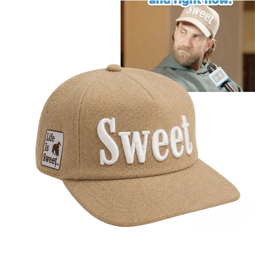 Bryce Harper Sweet Hat 2026 Life Is Sweet Hat Bryce Harper Merch Present For Brothers - Kdjoy