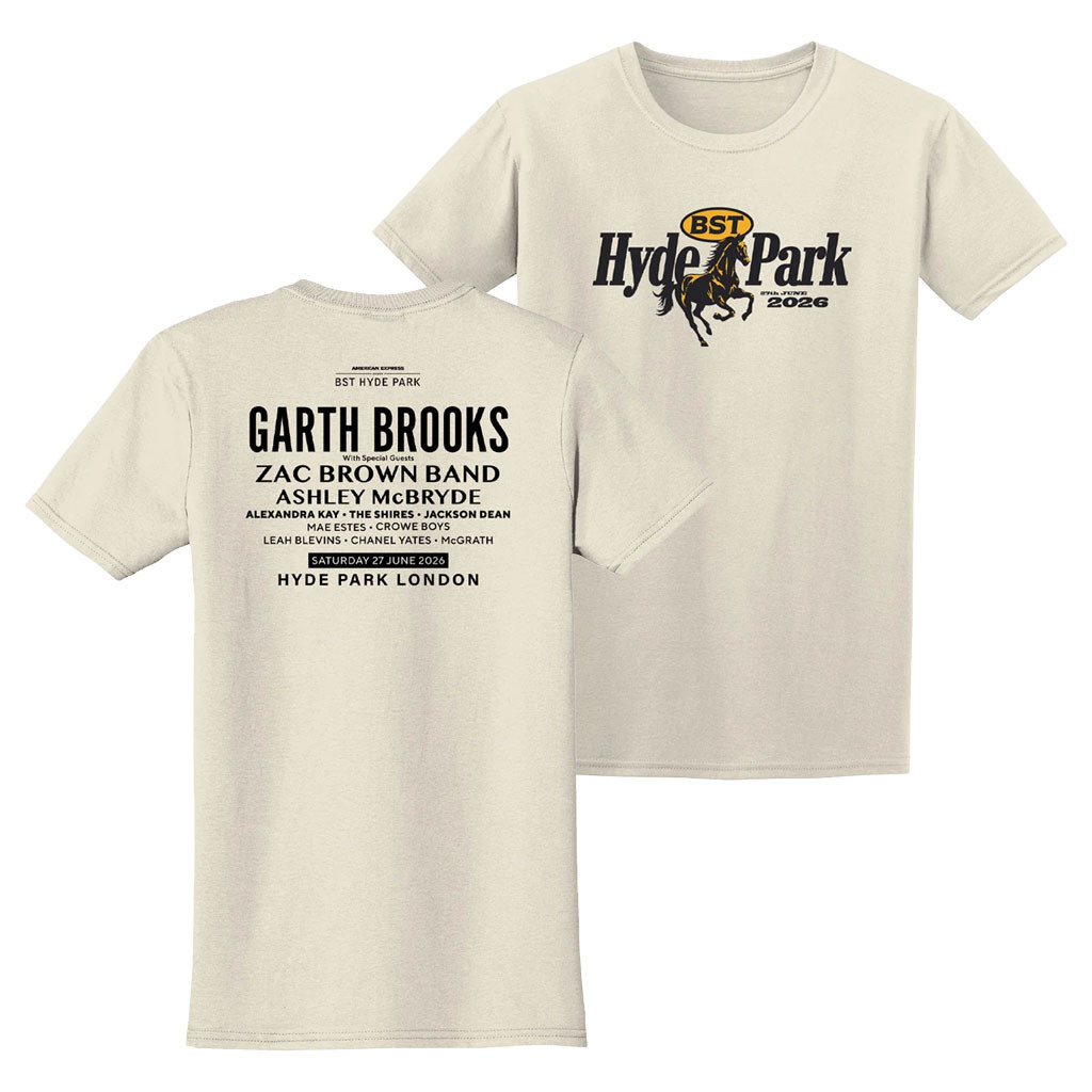 BST Hyde Park Merch 2026 Garth Brooks Event T-Shirt Presents For Music Lovers - Kdjoy