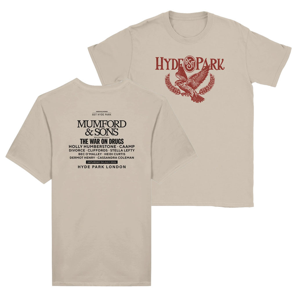 BST Hyde Park Merch 2026 Mumford And Sons Event T-Shirt The War On Drugs Shirt Fan Apparel - Kdjoy