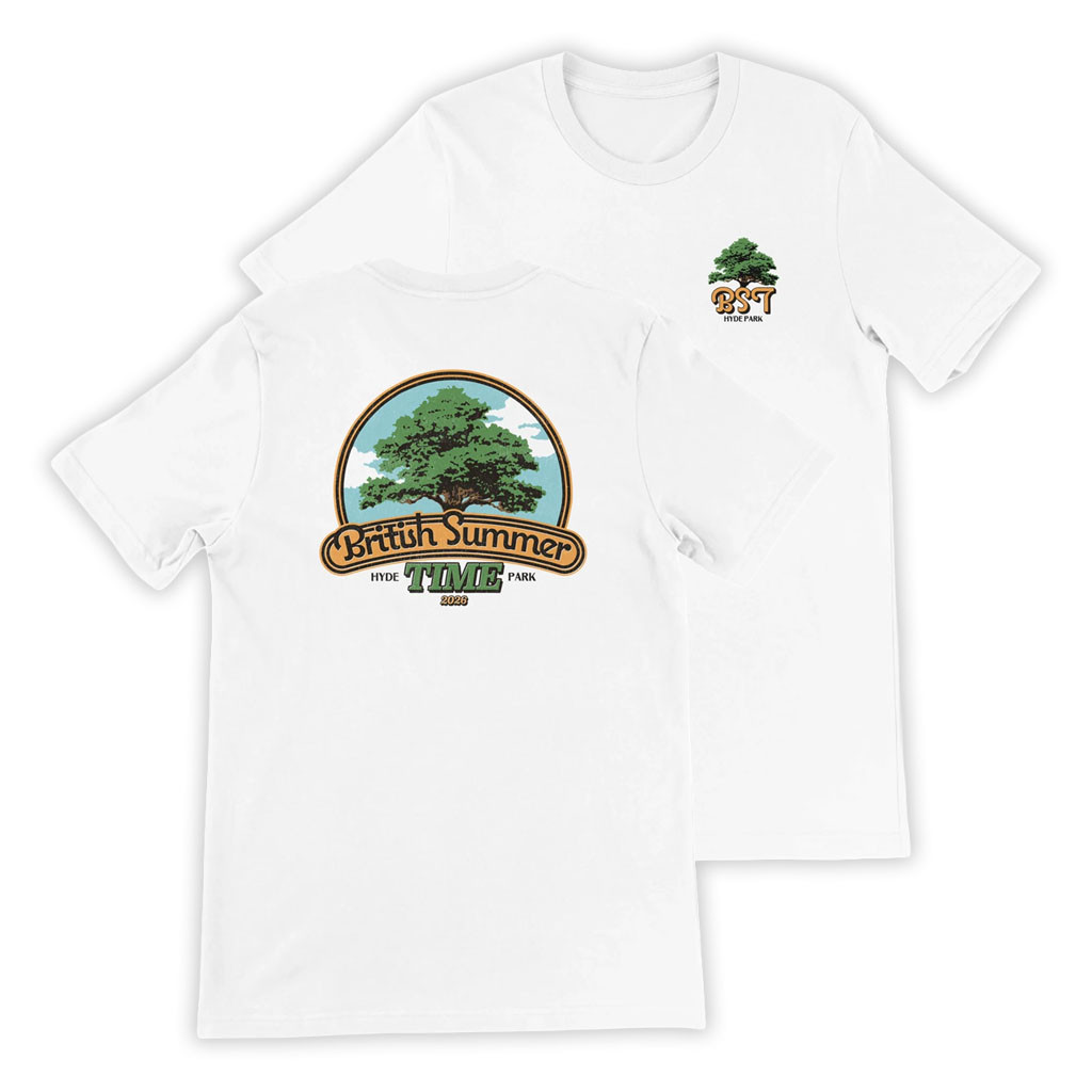 BST Hyde Park Merch 2026 White T-Shirt Music Festival Clothing Best Gift For Fans - Kdjoy