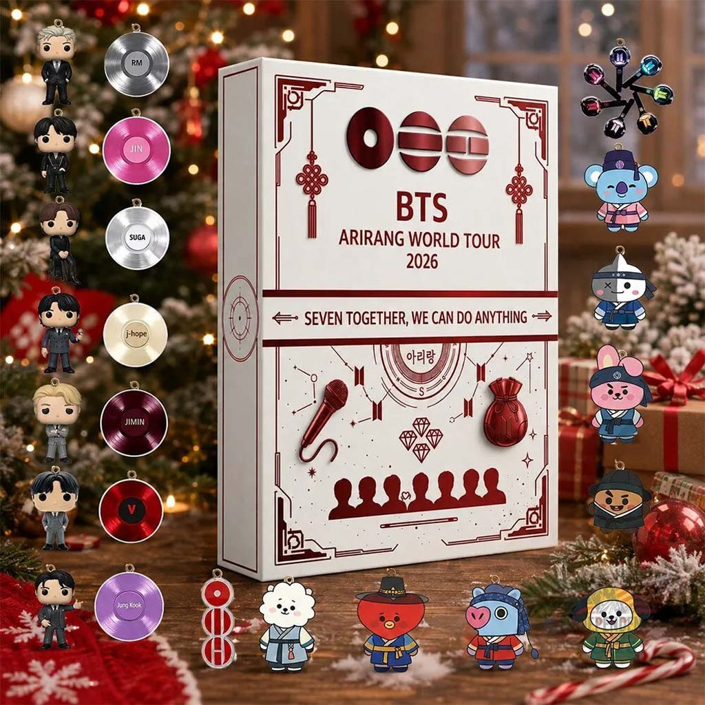 BTS Arirang World Tour 2026 Advent Calendar Collectibles BTS Merch Christmas Gifts For Kpop Fan - Kdjoy BTS Arirang World Tour 2026 Advent Calendar Collectibles BTS Merch Christmas Gifts For Kpop Fan - Kdjoy