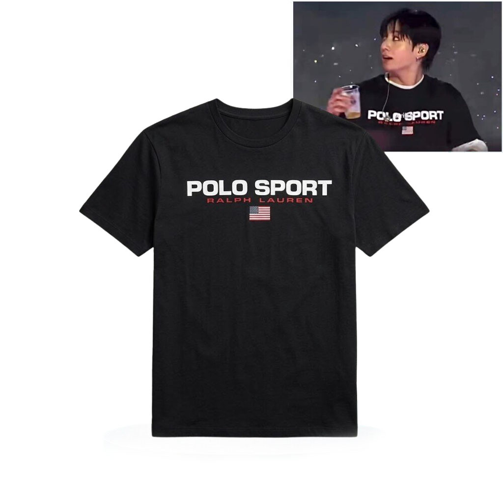 BTS Jungkook Polo Ralph Lauren Polo Sport T-Shirt 2026 BTS Merch Gift For Army - Kdjoy BTS Jungkook Polo Ralph Lauren Polo Sport T-Shirt 2026 BTS Merch Gift For Army - Kdjoy