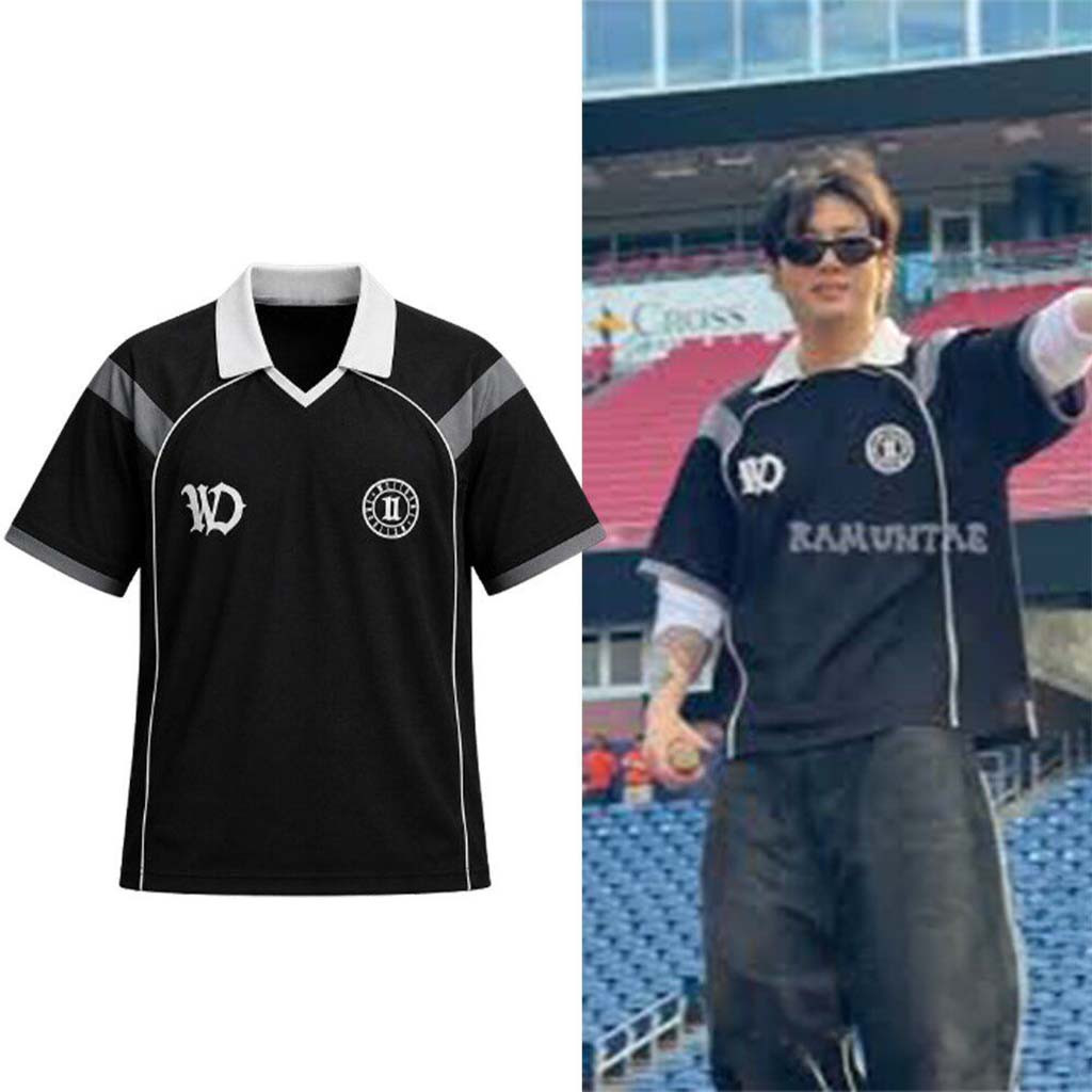 BTS Jungkook We11done Foxborough Day 1 Jersey Shirt Jungkook BTS Merch Gifts For Fans - Kdjoy
