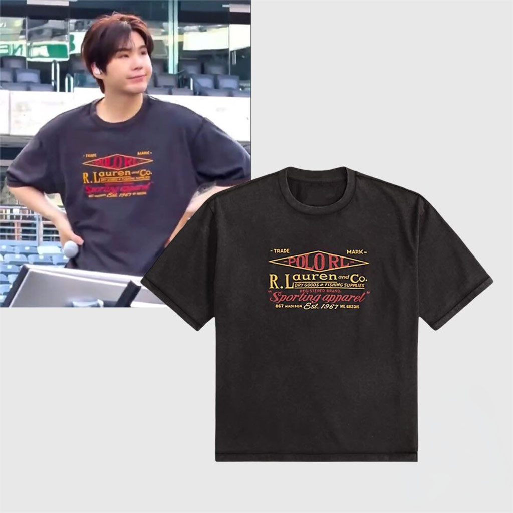 BTS Suga Ralph Lauren Sporting Apparel Shirt BTS Merch Arirang Tour 2026 Gift For Fans - Kdjoy BTS Suga Ralph Lauren Sporting Apparel Shirt BTS Merch Arirang Tour 2026 Gift For Fans - Kdjoy