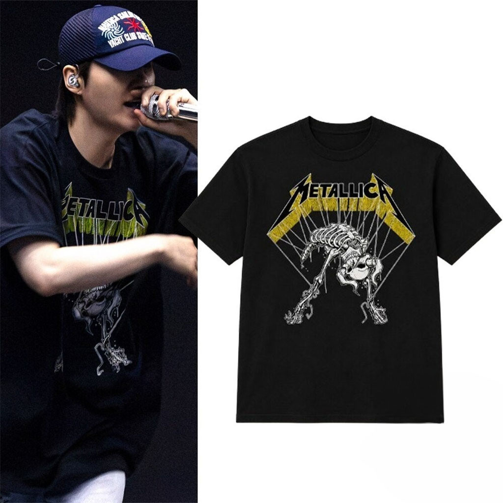 BTS SUGA World Cup 2026 Halftime Metallica T-Shirt BTS Merch Best Gift For Army - Kdjoy