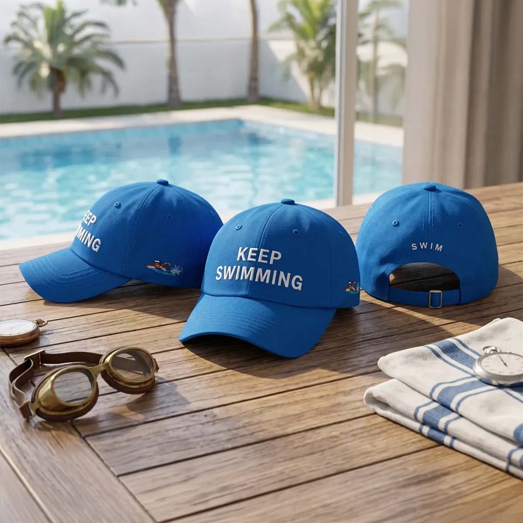 BTS Swim Merch 2026 BTS Keep Swimming Embroidered Hat ARMY Gear Gift For Kpop Fans - Kdjoy