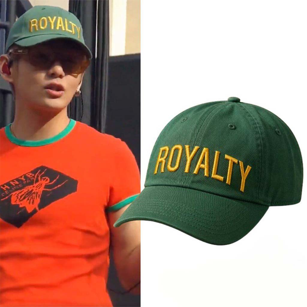BTS Taehyung V ROYALTY Foxborough Hat Embroidered Taehyung BTS Merch Gifts For Kpop Fan - Kdjoy