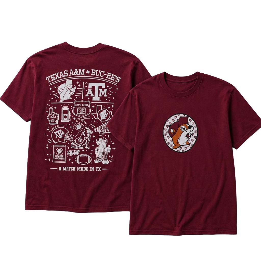 Buc-ee's Texas A&M A Match Made In TX Shirt Texas A&M Aggies Merch Gifts For Friends - Kdjoy