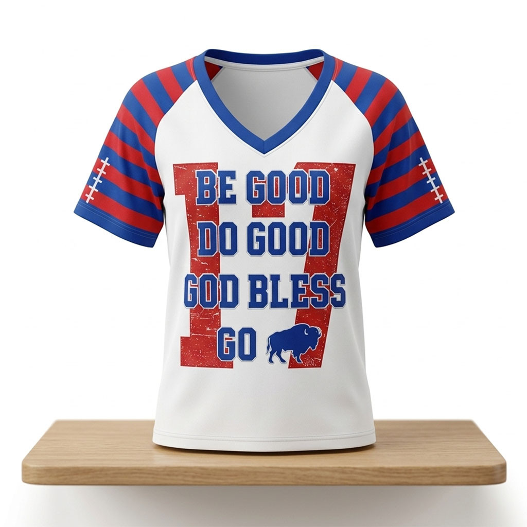 Buffalo Bills Be Good Do Good God Bless Go Bill 2026 V-Neck Shirt Buffalo Bills Merch Buffalo Bills Be Good Do Good God Bless Go Bill 2026 V-Neck Shirt Buffalo Bills Merch