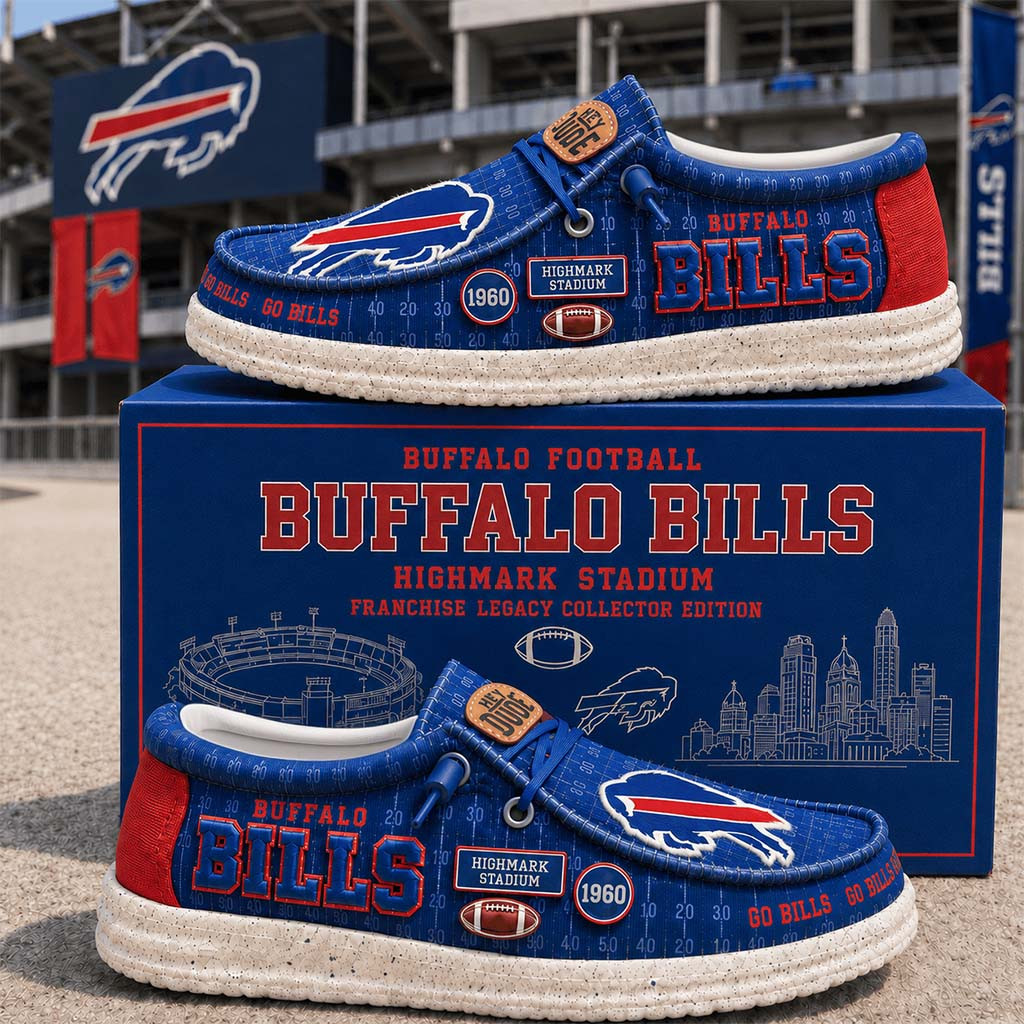 Buffalo Bills Highmark Stadium Shoes Buffalo Bills Merch Best Gift For Football Lovers - Kdjoy Buffalo Bills Highmark Stadium Shoes Buffalo Bills Merch Best Gift For Football Lovers - Kdjoy