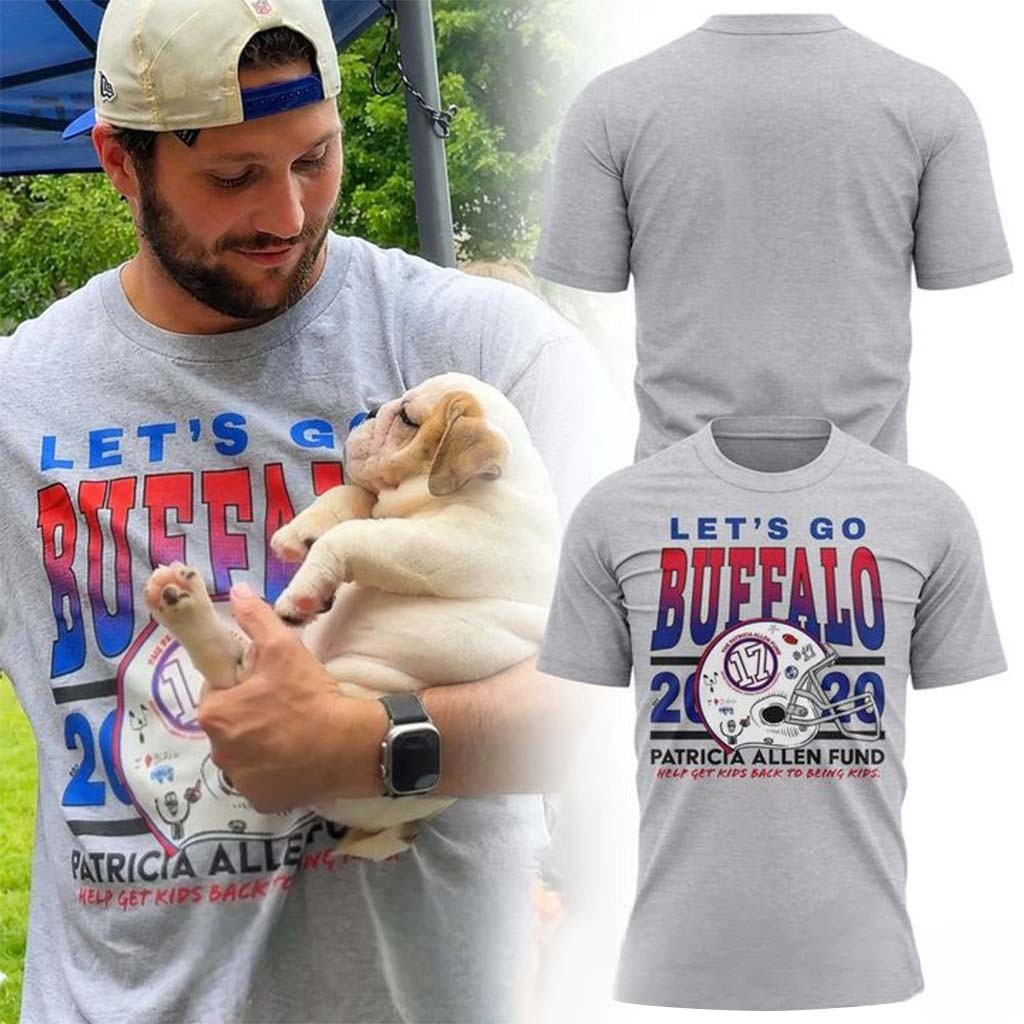 Buffalo Bills Josh Allen Let's Go Buffalo Patricia Allen Fund T-Shirt Buffalo Bills Merch - Kdjoy