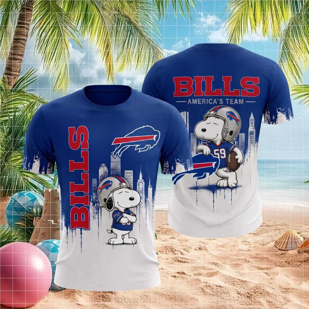 Buffalo Bills Snoopy America's Team City Skyline Shirt Buffalo Bills Merch Football Fan Gifts - Kdjoy Buffalo Bills Snoopy America's Team City Skyline Shirt Buffalo Bills Merch Football Fan Gifts - Kdjoy