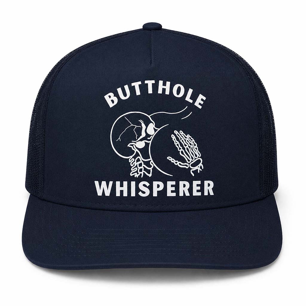 Butthole Whisperer Trucker Hat Dark Humor Funny Cap Gag Gifts For Dudes - Kdjoy Butthole Whisperer Trucker Hat Dark Humor Funny Cap Gag Gifts For Dudes - Kdjoy