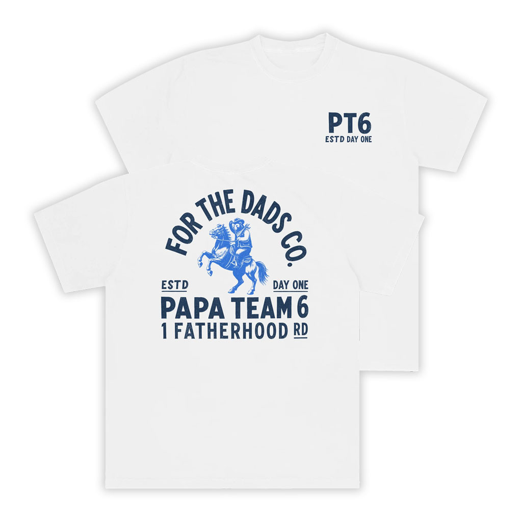 BWTB Merch 2026 PT6 Fatherhood Road T-Shirt ESTD Day One Bussin' With The Boys Merch Dad Gift - Kdjoy