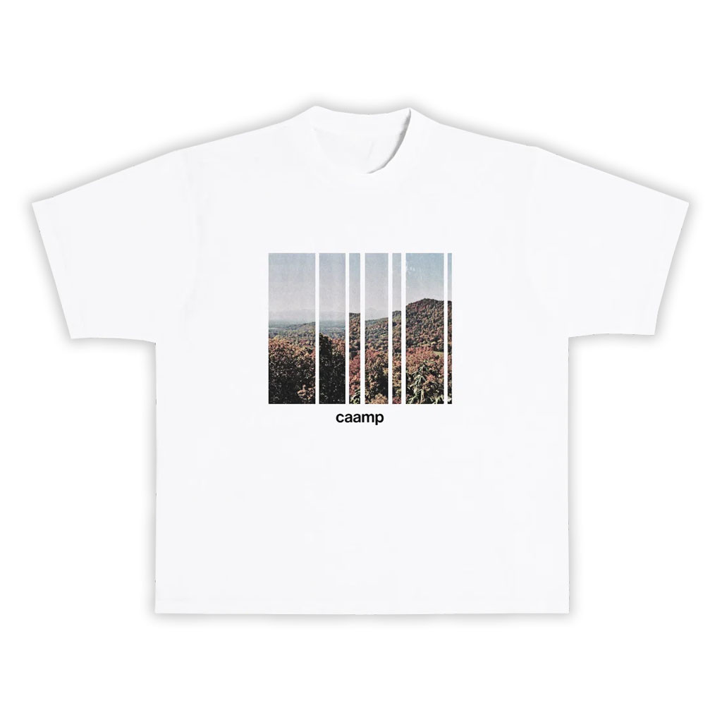 Caamp Merch 2026 Somewhere EP Cover T-Shirt White Best Gifts For Band Fans - Kdjoy