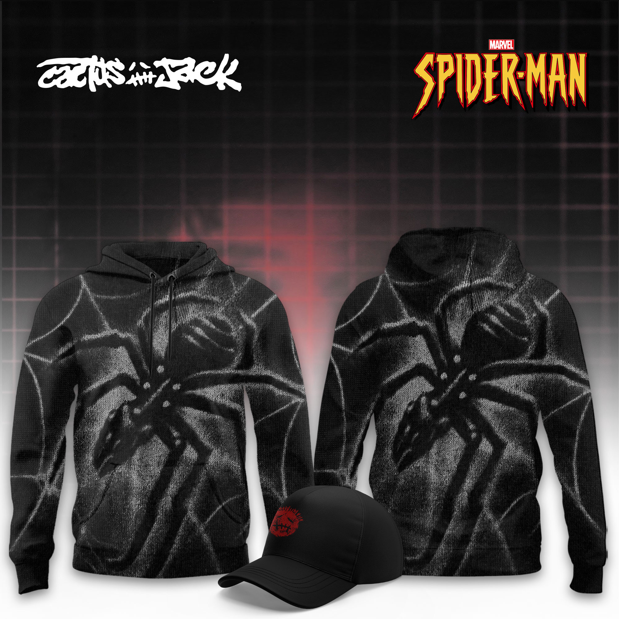 Cactus Jack x SPIDER-MAN Brand New Day Hoodie Travis Scott Merchandise Best Gifts For Boyfriend - Kdjoy