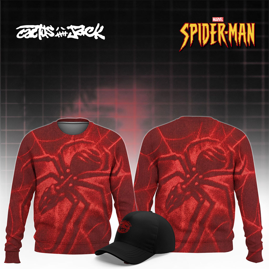 Cactus Jack X Spider-Man Brand New Day Sweatshirt 2026 Marvel Merch Best Gift For Brothers - Kdjoy