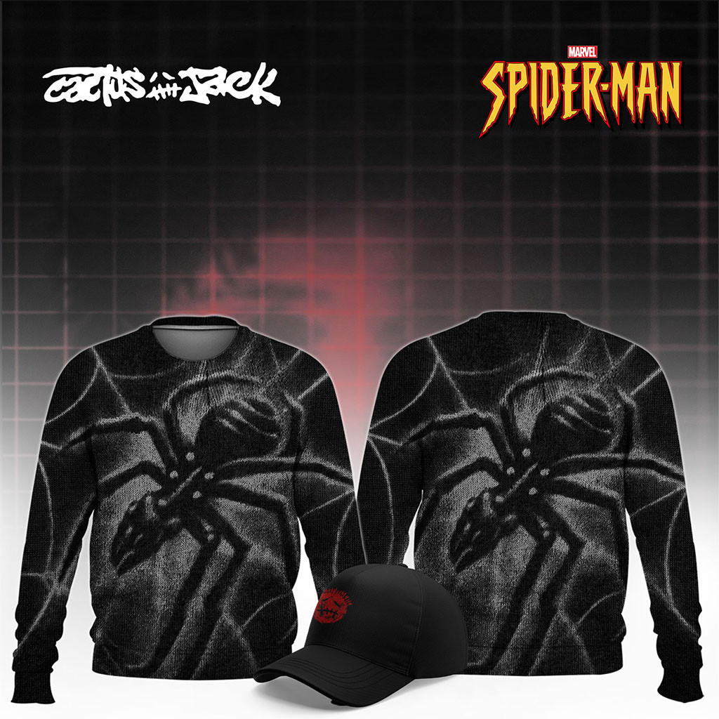 Cactus Jack X Spider-Man Brand New Day Sweatshirt 2026 Marvel Spider-Man Merch Birthday Gifts - Kdjoy Cactus Jack X Spider-Man Brand New Day Sweatshirt 2026 Marvel Spider-Man Merch Birthday Gifts - Kdjoy