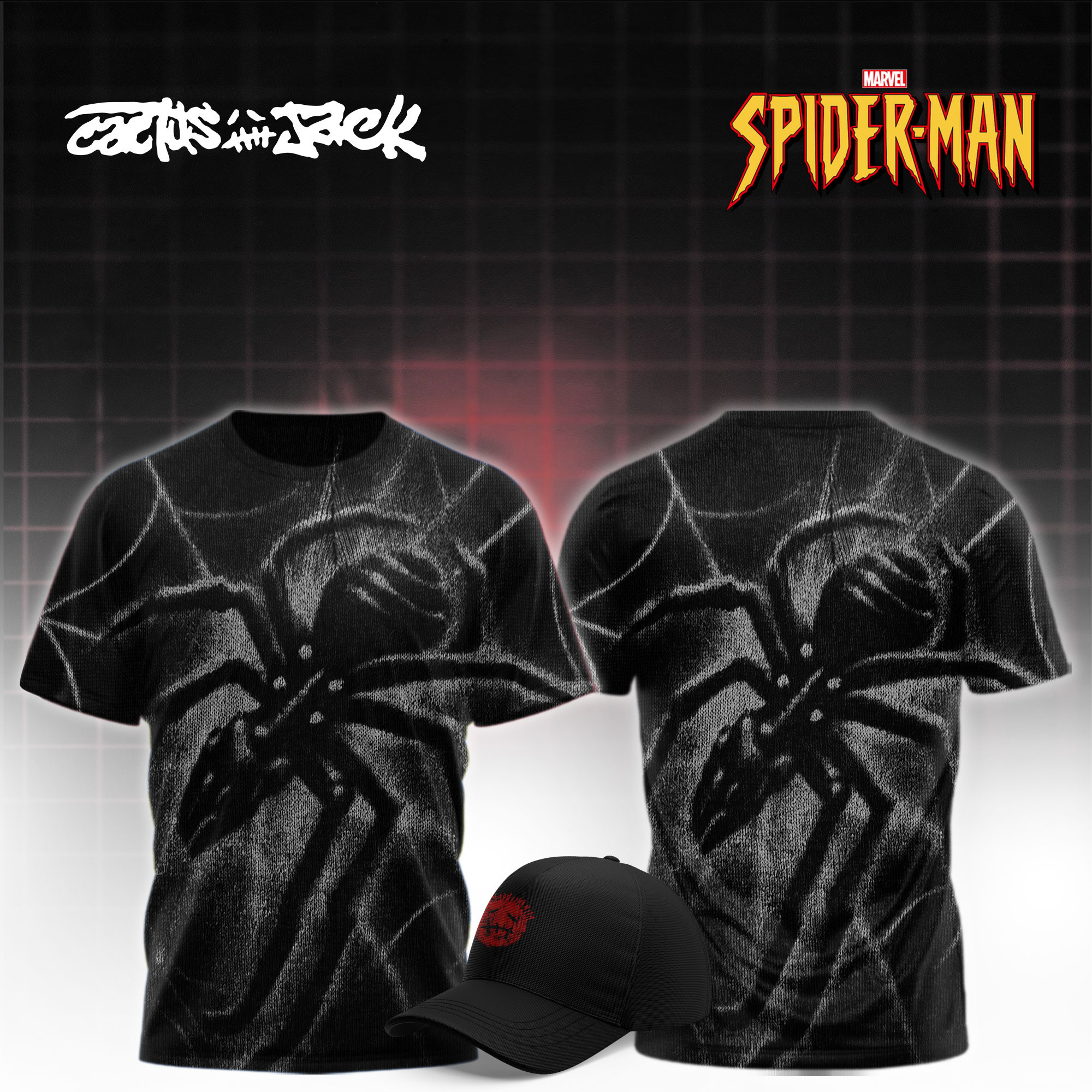 Cactus Jack x SPIDER-MAN Brand New Day T-Shirt Travis Scott Merch Best Friends Gifts - Kdjoy