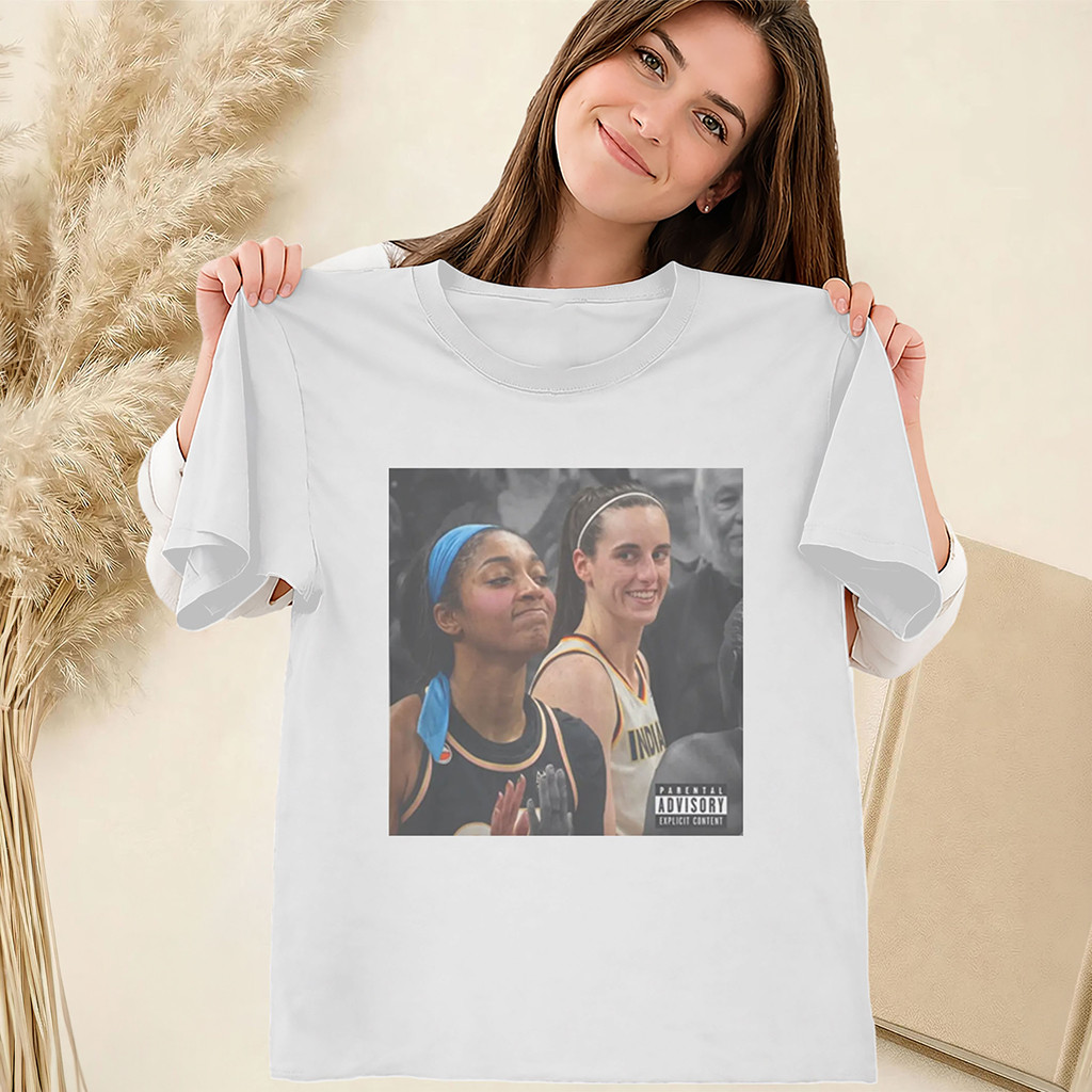 Caitlin Clark Laughing At Angel Reese WNBA Basketball Shirt Viral Meme Tee Caitlin Clark Merch - Kdjoy