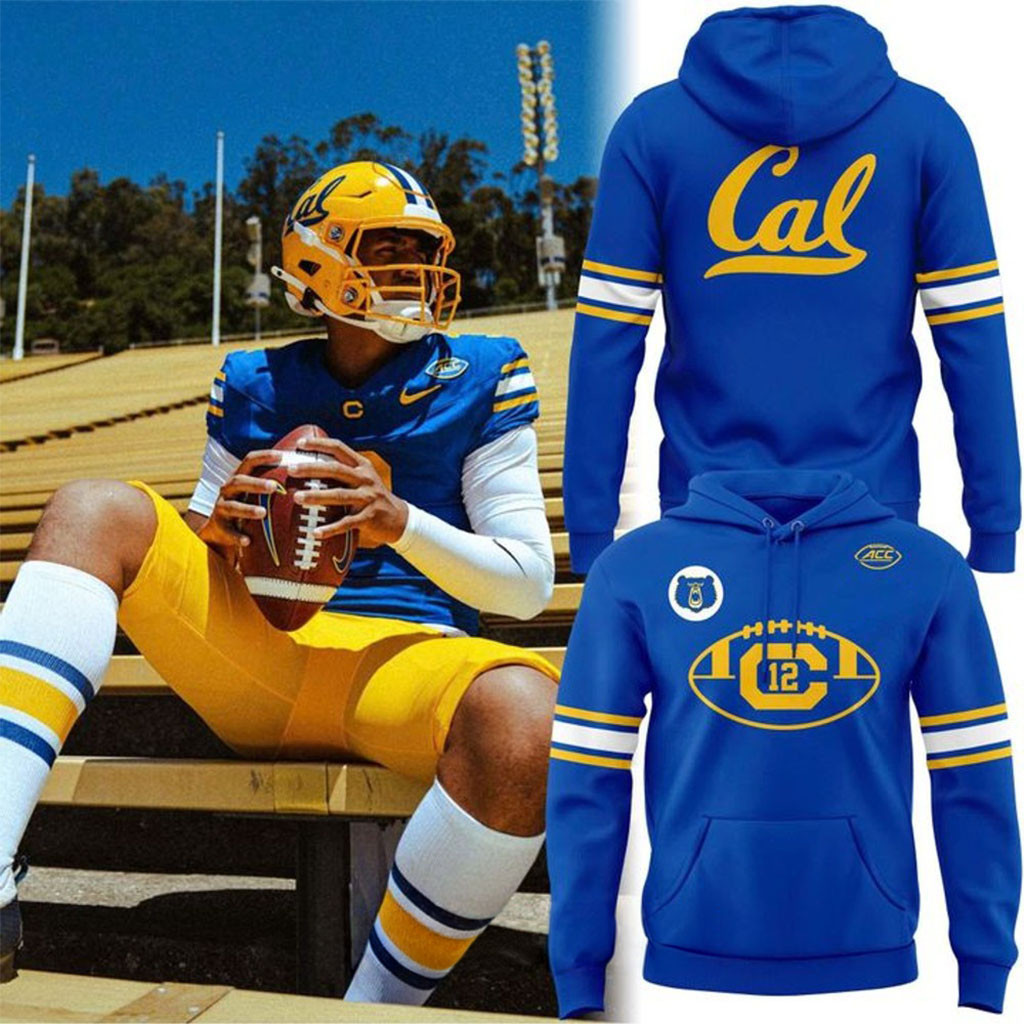 California Golden Bears Merch 2026 Joe Roth Uniforms Cal Football Blue Hoodie Gifts Ideas - Kdjoy