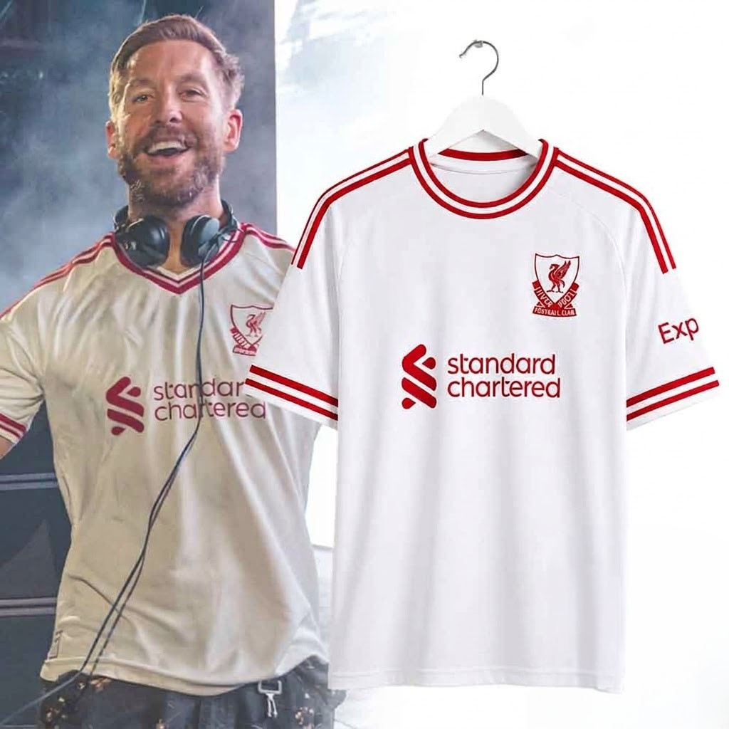 Calvin Harris Liverpool FC 2026 27 Away Jersey Shirt Calvin Harris Merch Gift For DJ Fans - Kdjoy Calvin Harris Liverpool FC 2026 27 Away Jersey Shirt Calvin Harris Merch Gift For DJ Fans - Kdjoy