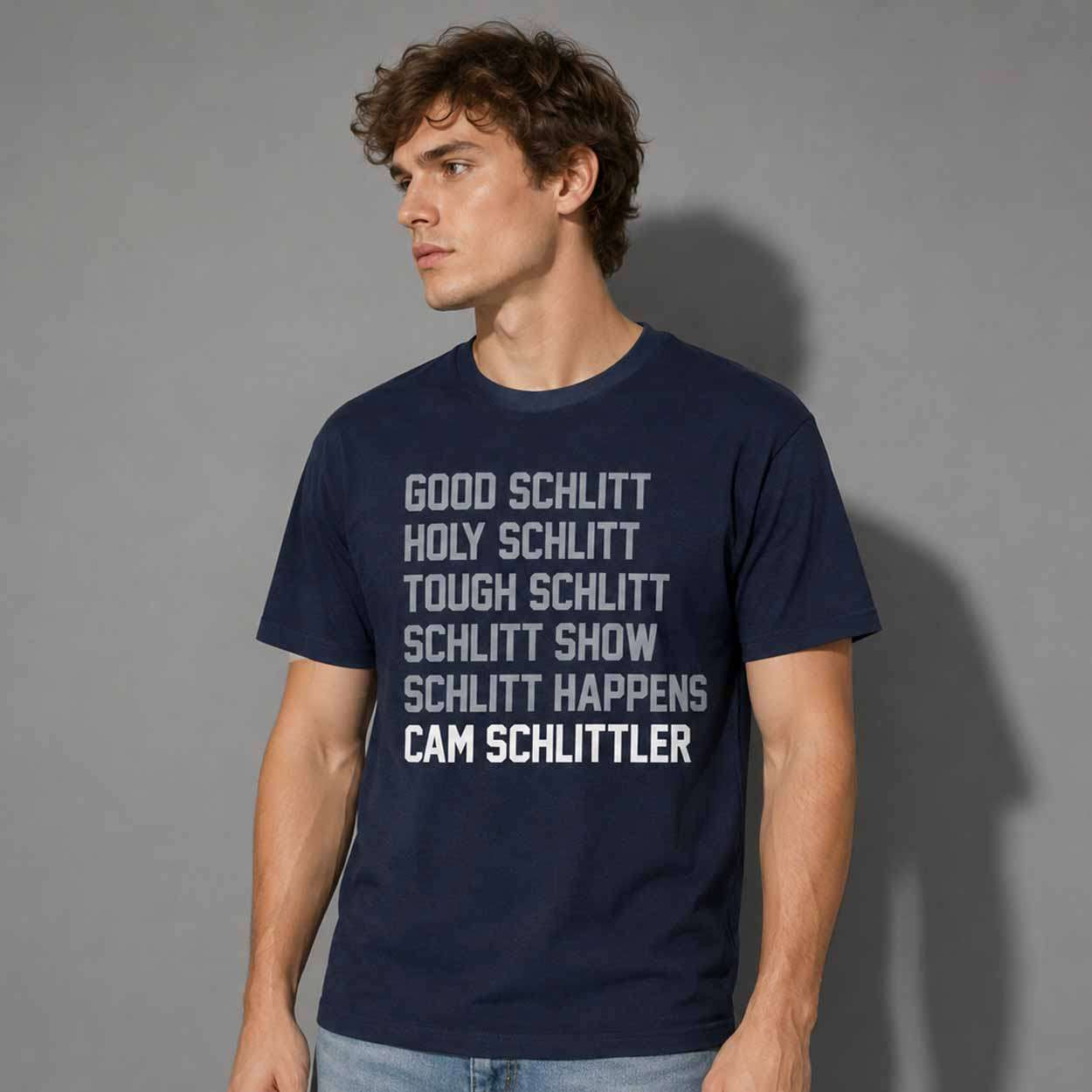 Cam Schlittler Good Schlitt Holy Schlitt Tough Schlitt Shirt New York Yankees Merch Fan Gear - Kdjoy