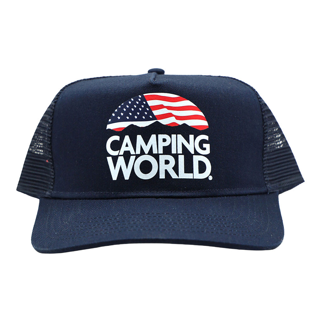 Camping World Merch 2026 Camping World American Flag Trucker Hat Present For Fathers - Kdjoy Camping World Merch 2026 Camping World American Flag Trucker Hat Present For Fathers - Kdjoy