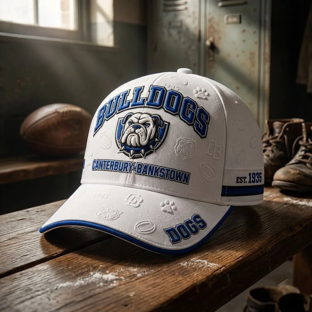 Canterbury-Bankstown Bulldogs Est 1935 Hat Bulldogs Merch Present For Football Fans - Kdjoy
