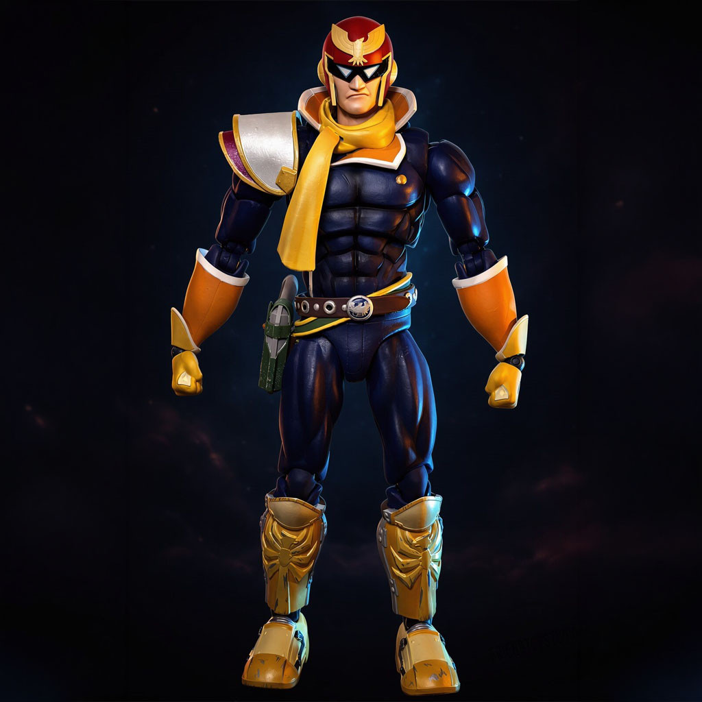Captain Falcon Super Smash Bros Funko Pop Captain Falcon Merch Best Gift For Brothers - Kdjoy