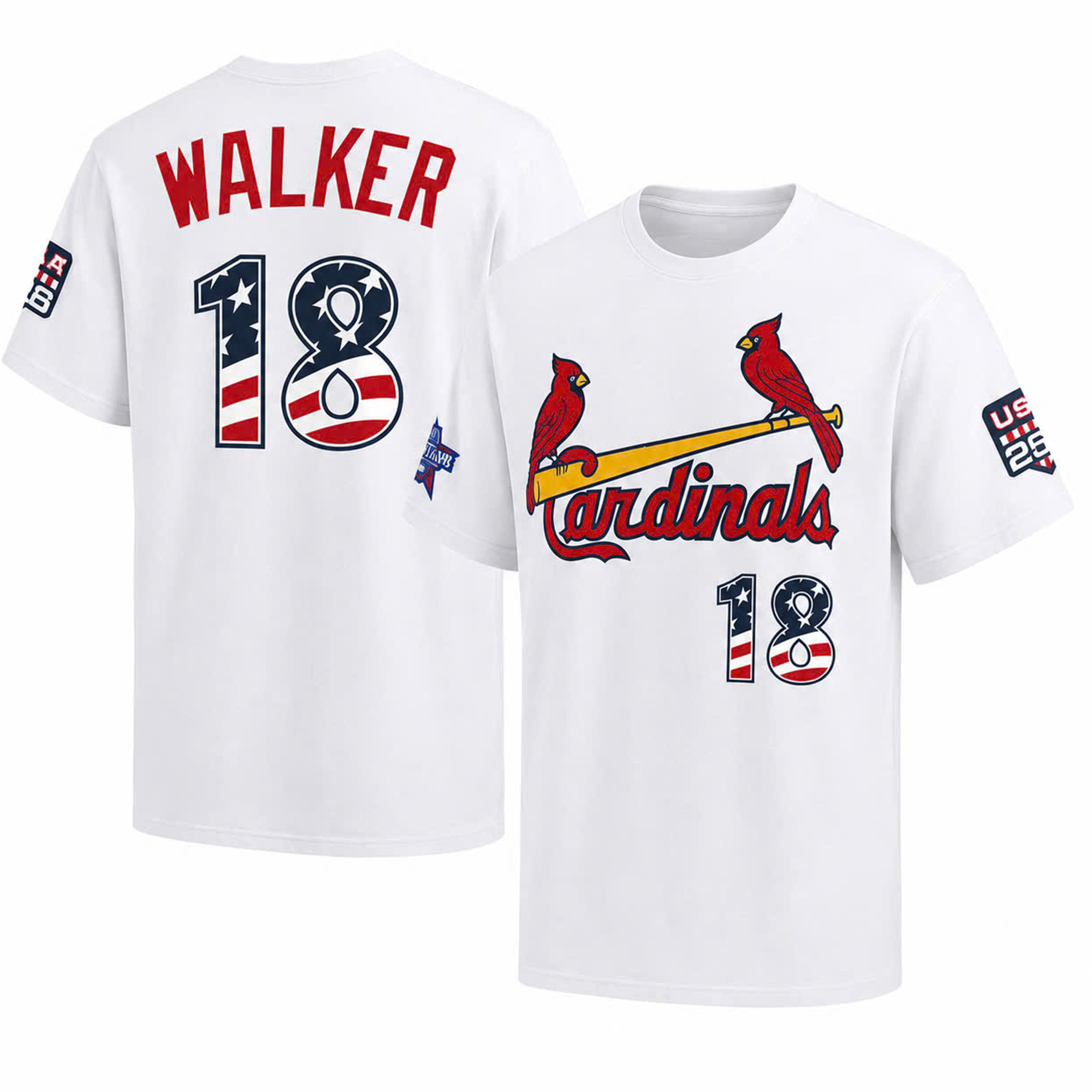 Cardinals Jordan Walker #18 Champ 2026 Shirt St Louis Cardinals Merch Gifts For Baseball Fans - Kdjoy
