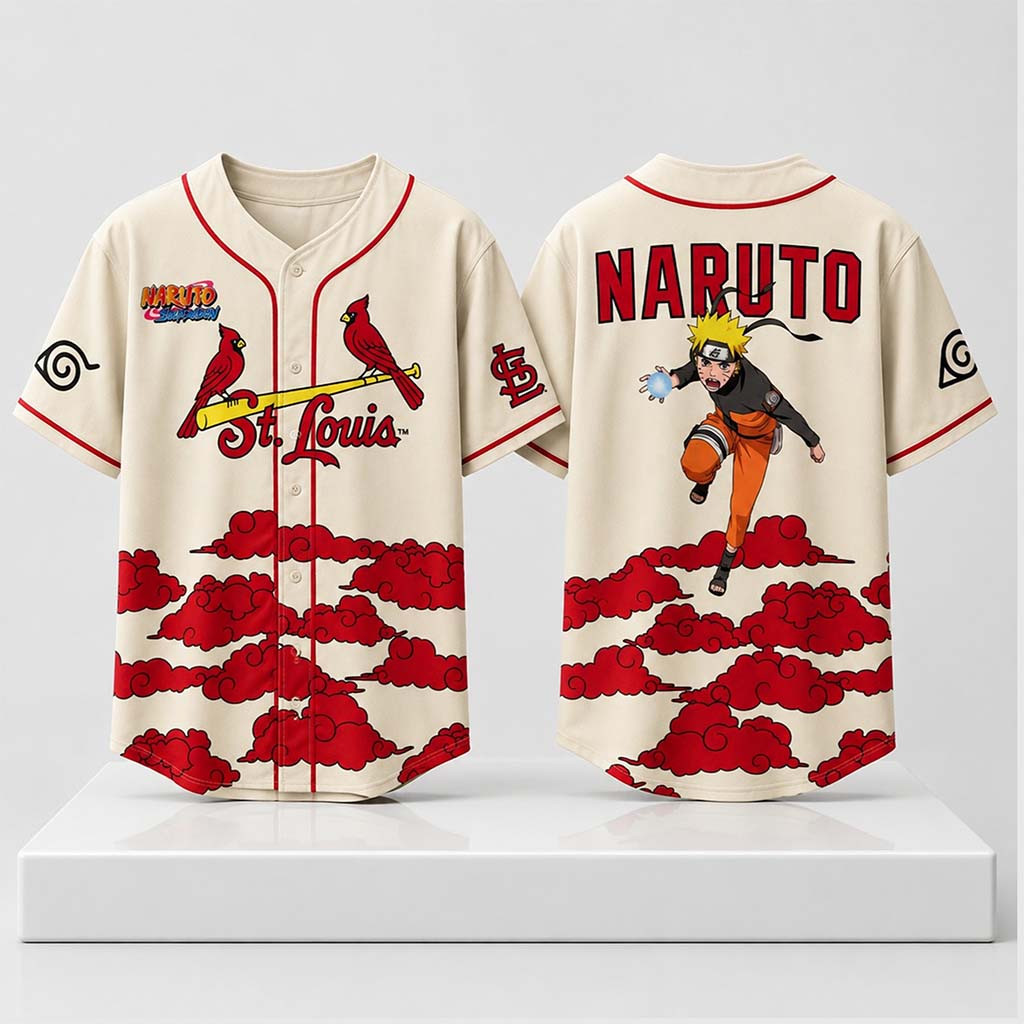 Cardinals Naruto Night Jersey 2026 St Louis Cardinals Merch Gifts For Baseball Fans - Kdjoy