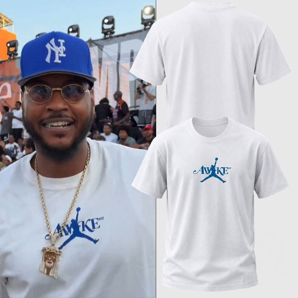 Carmelo Anthony X Awake Shirt Carmelo Anthony Merch Gift For Basketball Lover - Kdjoy