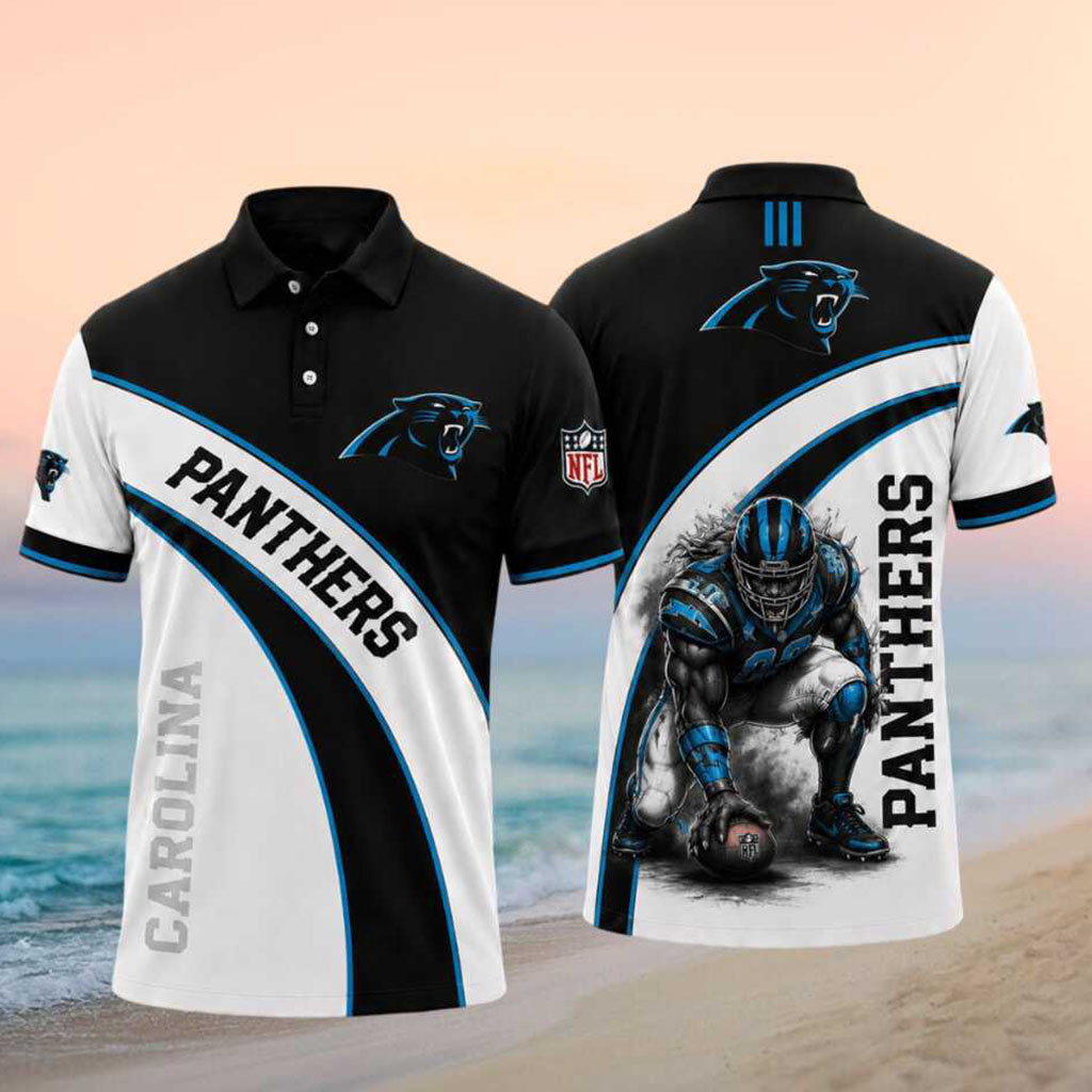 Carolina Panthers Football Club Polo Shirt Carolina Panthers Merch Gifts For Football Fans - Kdjoy Carolina Panthers Football Club Polo Shirt Carolina Panthers Merch Gifts For Football Fans - Kdjoy