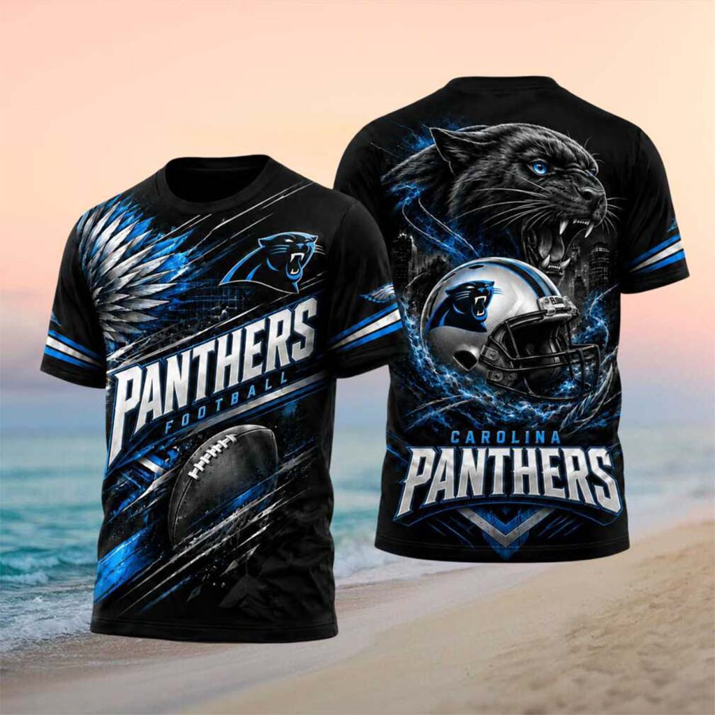 Carolina Panthers Football Panther Mascot Graphic Shirt Panthers Merch Football Fan Gifts - Kdjoy