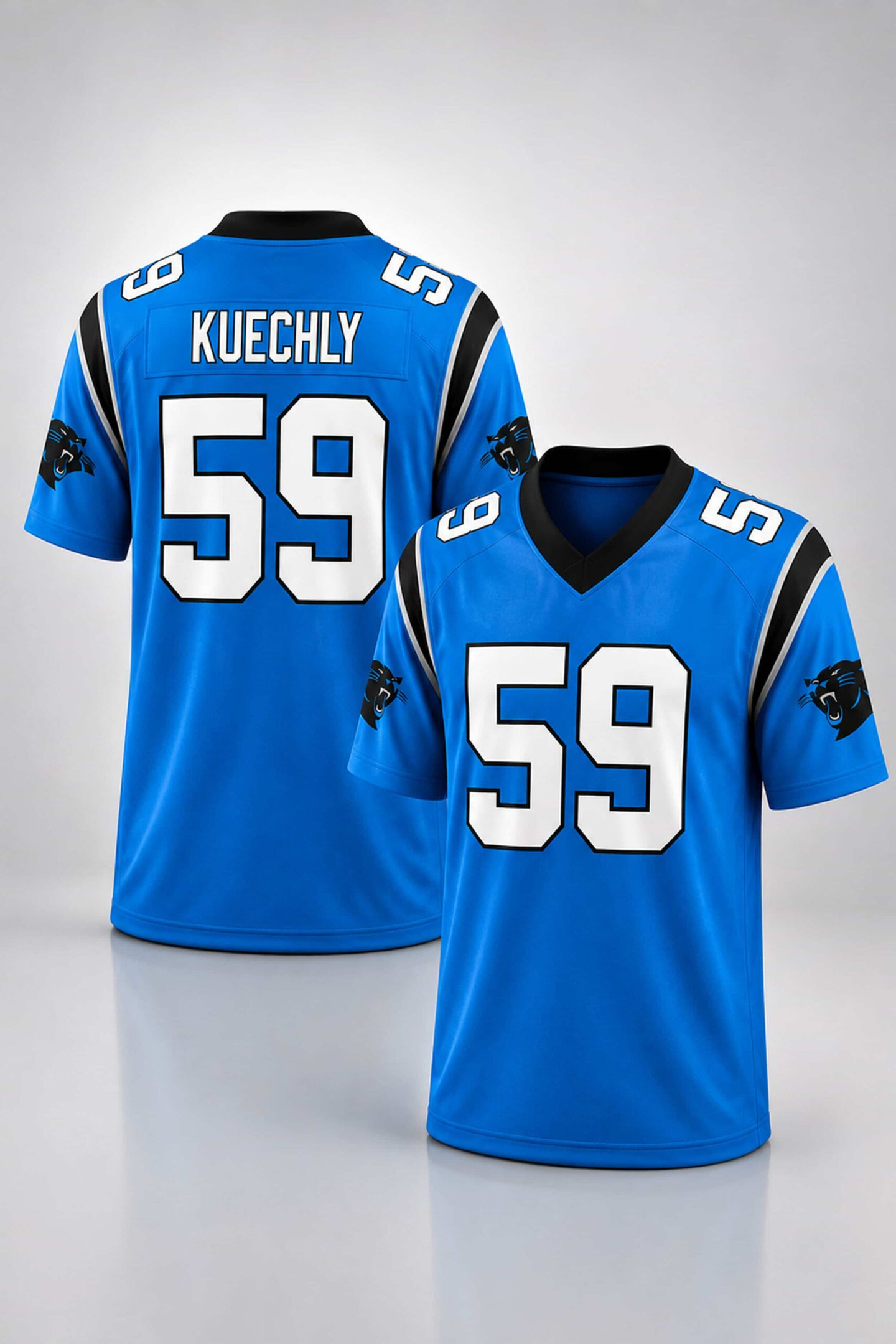 Carolina Panthers Luke Kuechly #59 Football Jersey Carolina Panthers Merch Football Fan Gifts - Kdjoy