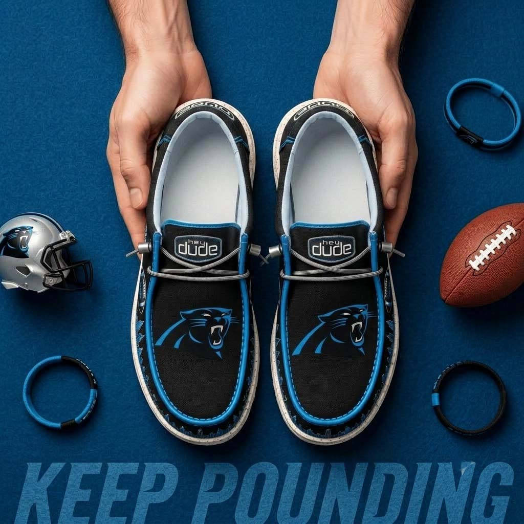 Carolina Panthers Shoes Keep Pounding Carolina Panthers Merch Game Day Gift For Football Fans - Kdjoy Carolina Panthers Shoes Keep Pounding Carolina Panthers Merch Game Day Gift For Football Fans - Kdjoy