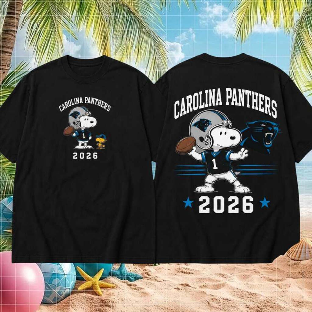Carolina Panthers Snoopy Football 2026 Vintage Shirt Carolina Panthers Merch Game Day Gifts - Kdjoy Carolina Panthers Snoopy Football 2026 Vintage Shirt Carolina Panthers Merch Game Day Gifts - Kdjoy