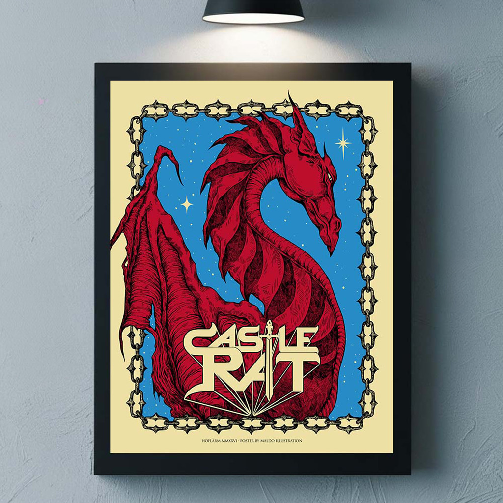 Castle Rat Hoflarm Open Air 2026 Poster Castle Rat Merch Birthday Gift Ideas For Brother - Kdjoy