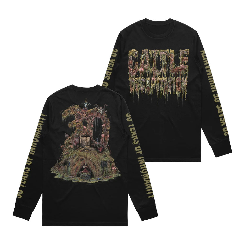 Cattle Decapitation Merch 2026 Dirty Thirty Long Sleeve Shirt Gift Ideas For Band Fans - Kdjoy Cattle Decapitation Merch 2026 Dirty Thirty Long Sleeve Shirt Gift Ideas For Band Fans - Kdjoy