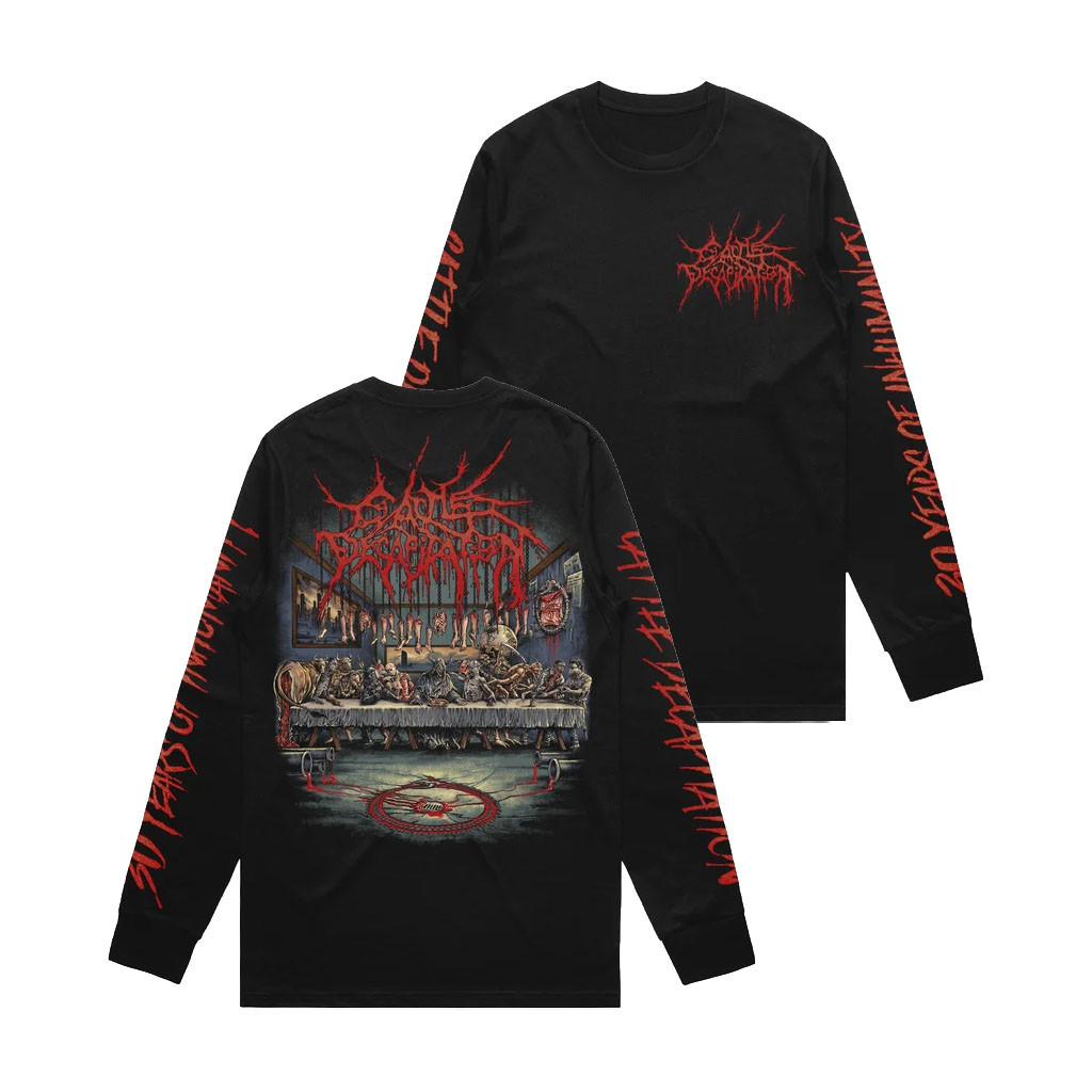 Cattle Decapitation Merch The Blast Supper Long Sleeve Shirt Deathgrind Band Merch Fan Gifts - Kdjoy Cattle Decapitation Merch The Blast Supper Long Sleeve Shirt Deathgrind Band Merch Fan Gifts - Kdjoy