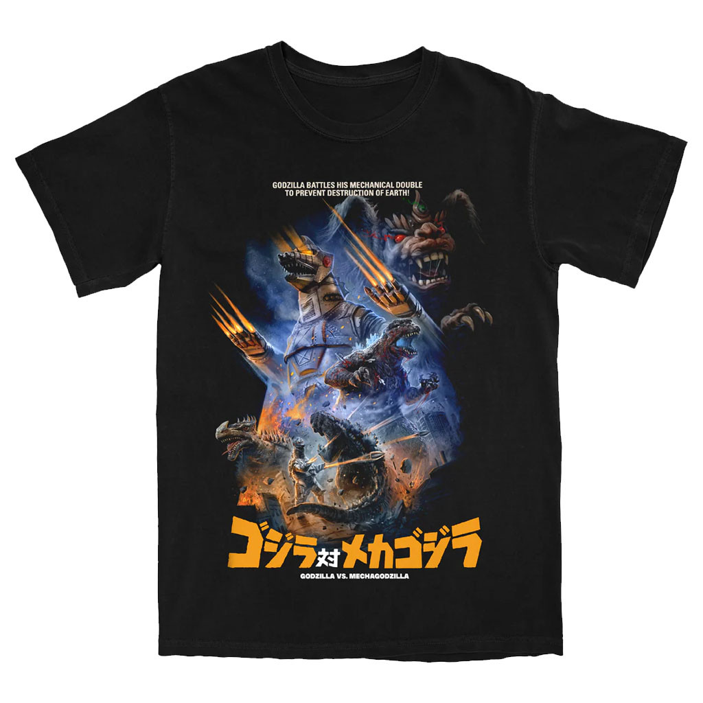 Cavitycolors Merch 2026 Godzilla Vs Mechagodzilla T-Shirt Gift Ideas For Movie Fans - Kdjoy