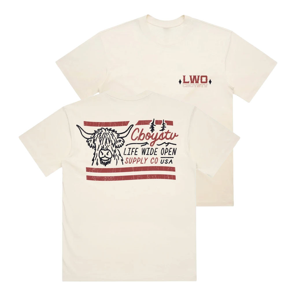 CboysTV Merch 2026 Highland Vibes T-Shirt Life Wide Open Shirt Best Gift For Dad - Kdjoy