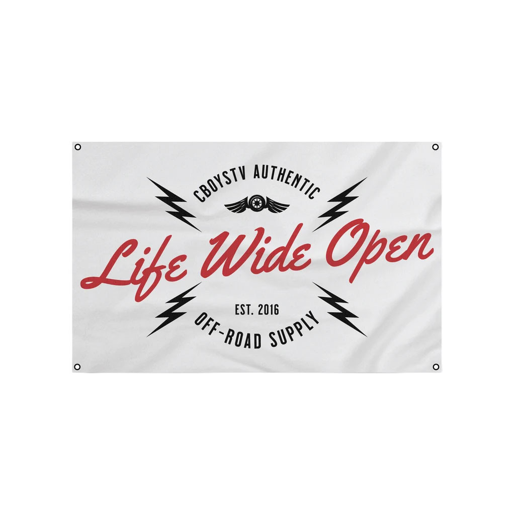 CboysTV Merch 2026 Off Road Supply Co Flag Life Wide Open Gear Gift For Brothers - Kdjoy