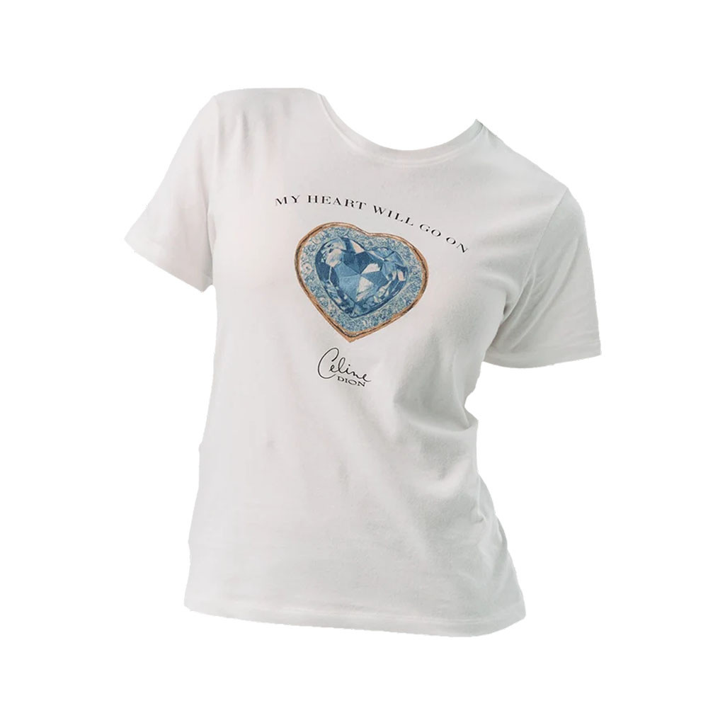 Celine Dion Merch 2026 Blue Diamond T-Shirt My Heart Will Go On Shirt Gift For Music Fans - Kdjoy Celine Dion Merch 2026 Blue Diamond T-Shirt My Heart Will Go On Shirt Gift For Music Fans - Kdjoy