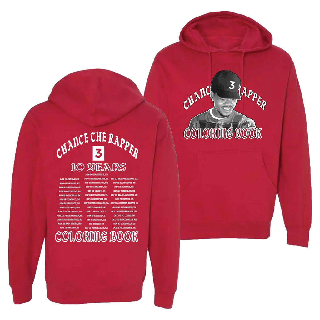 Chance The Rapper Merch 2026 CB10 Tour Hoodie Gift Ideas For Rap Lovers - Kdjoy