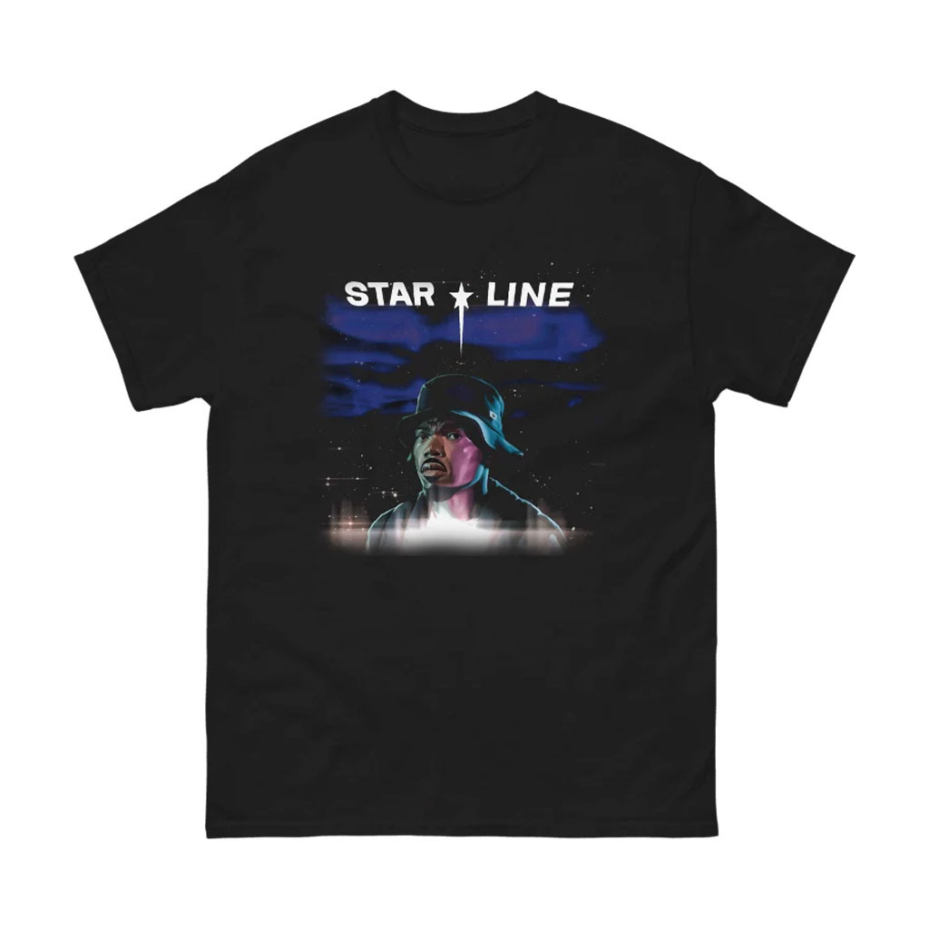 Chance The Rapper Merch 2026 Star Line Album T-Shirt Black Best Gifts For Hip Hop Fans - Kdjoy